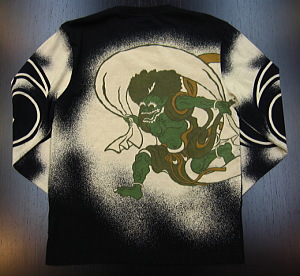 風神雷神 和柄Tシャツ